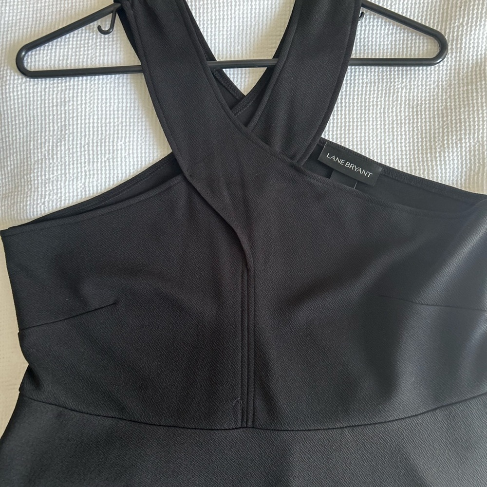 Lane Bryant Black Halter Dress